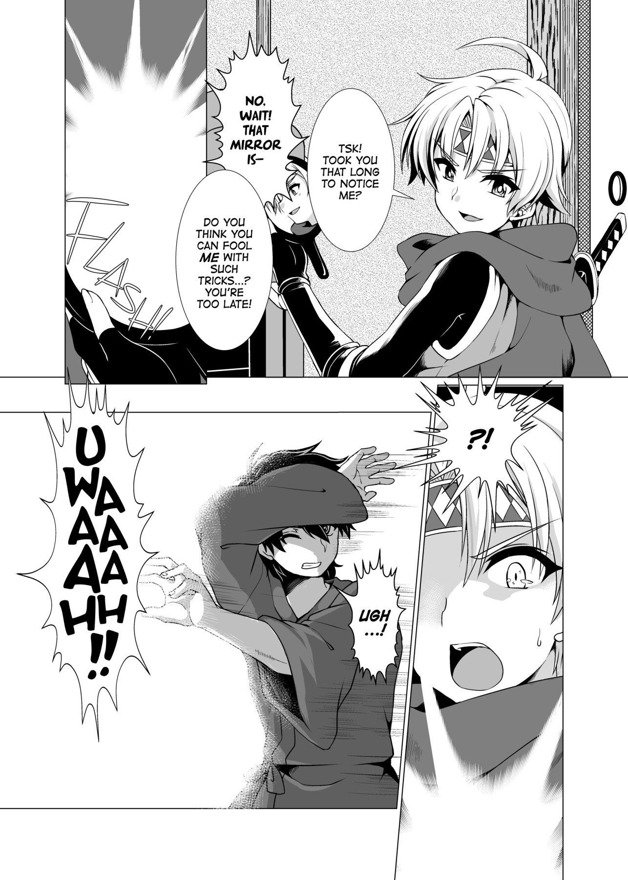 Hentai Manga Comic-Lewd Flower Bloom! Flirtatious Ninja Thrown into a Woman's Body!-Read-5